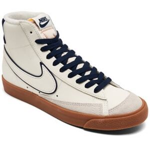 Nike White and Navy Athletic Shoes